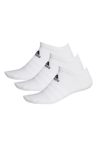 adidas White Adult Low Cut Socks