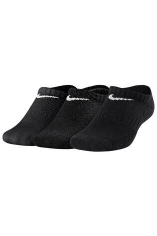 Nike Kids Performance Cushioned Invisible Training Sock Three Pack