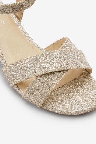 next gold glitter shoes