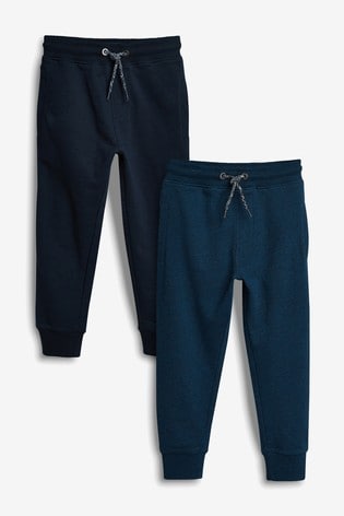 Blue/Navy Slim Fit Joggers 2 Pack (3-16yrs)