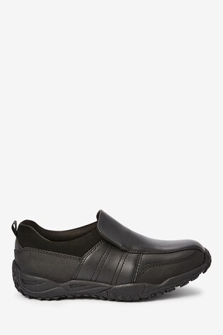 Wide Fit Leather Loafers (Older 