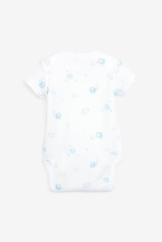 Buy BlueWhite 4 Pack Elephant Short Sleeve Bodysuits (0mths Hollister Co. BODYSUIT BASIC 2 PACK - T-shirts - black/white
