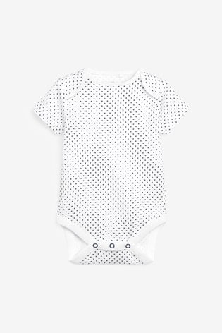 Buy BlueWhite 4 Pack Elephant Short Sleeve Bodysuits (0mths Hollister Co. BODYSUIT BASIC 2 PACK - T-shirts - black/white