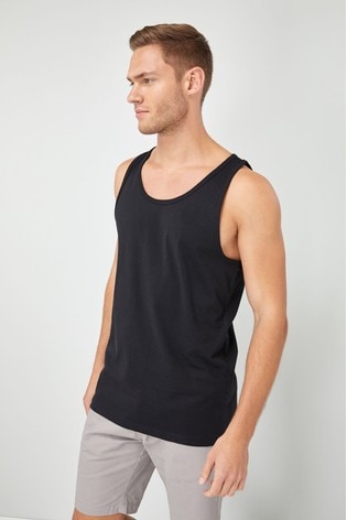 Black Regular Fit Vest