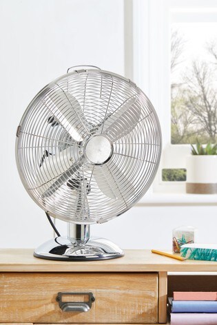 Chrome Desk Fan