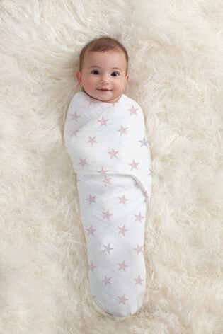 swaddle with a muslin