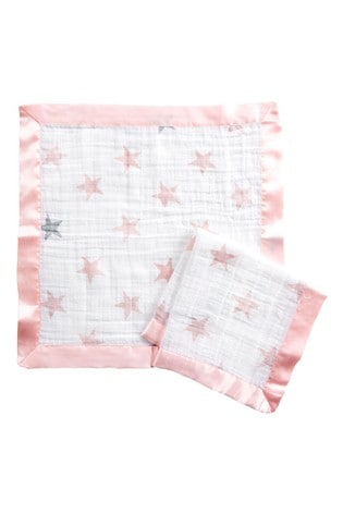 aden + anais Essentials Pink Security Blankets Two Pack