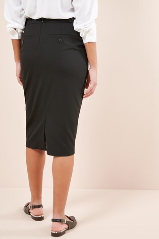 tailored maxi pencil skirt