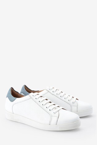Back Signature Leather Lace-Up Trainers 