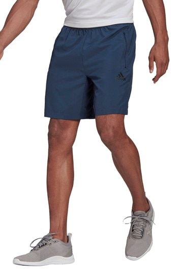 adidas Navy Train D2M Woven Shorts