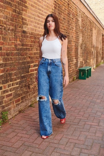 Own '90s Wide Leg Jeans