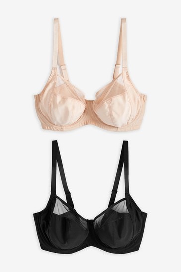 Buy Black/Nude DD+ Non Pad Full Cup