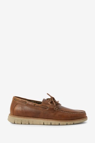 Brown Motionflex Boat Shoes