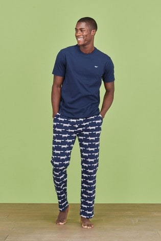 Navy Mr Fox Scion At Next Pyjama Set