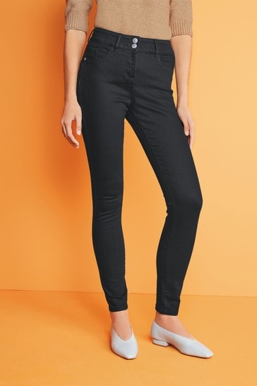 Black Enhancer Skinny Jeans