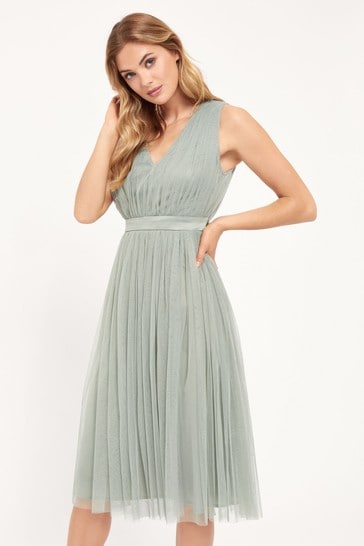 anaya with love bow back wide strap maxi dress