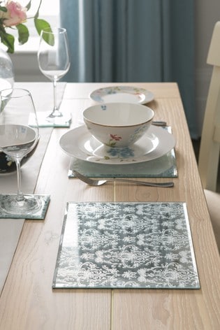 Set of 2 Mirror Josette Mirrored Placemats