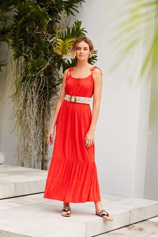 Next red maxi dress clearance