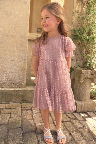 Pink Next Tiered Tulle Dress (3-16yrs)