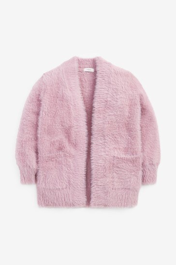 long fluffy cardigan