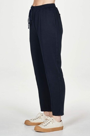 Thought Blue Luella Tencel™ Bamboo Tie Front Woven Jogger Trouser