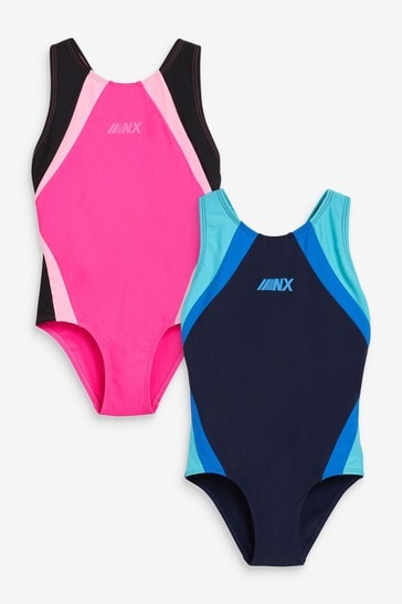 Multi 2 Pack Sports Swimsuits (3-16yrs)