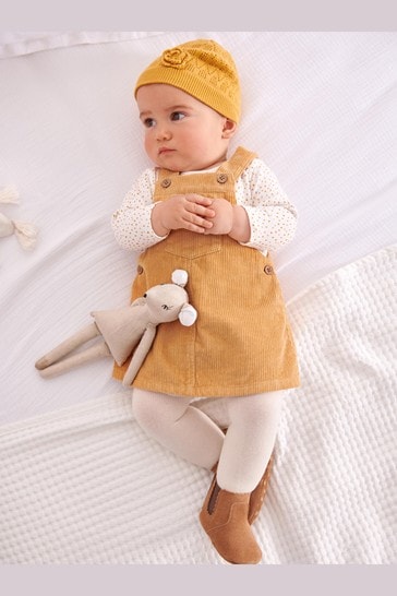 Buy Baby Cord Dress And Bodysuit (0mths-2yrs) from the Next UK online shop