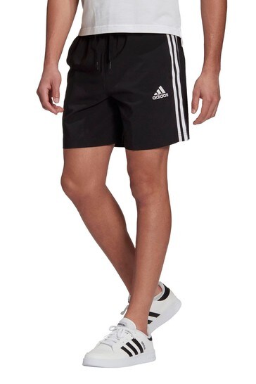adidas Black Sportswear AEROREADY Essentials Chelsea 3-Stripes Shorts