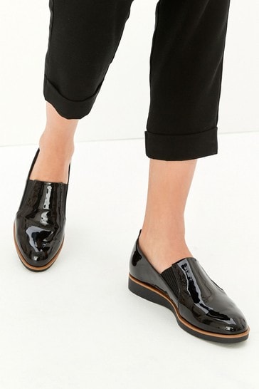 Black Regular/Wide Fit Forever Comfort® EVA Slip-On Loafers