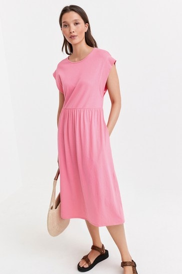 Pink Summer T-Shirt Dress