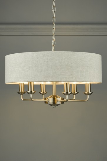 Chrome Sorrento 6 Light Ceiling Light