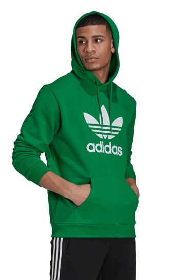 adidas trefoil logo hoodie