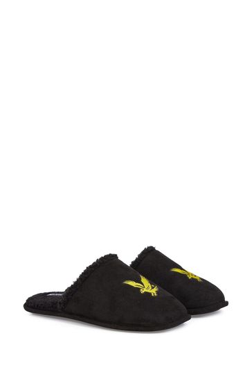 Buy Lyle Scott Black Slippers from Next Luxembourg
