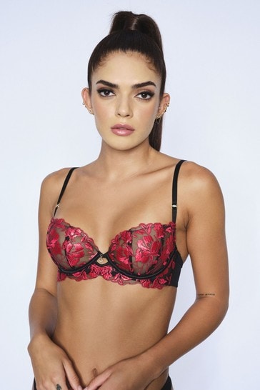 Buy Ann Summers Black/Red The Hero Non Pad Wired Bra from Next USA