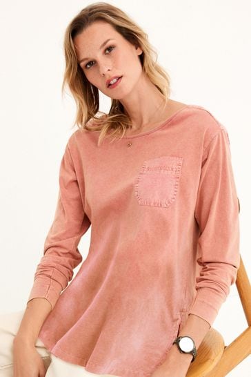 Blush pink long sleeve discount