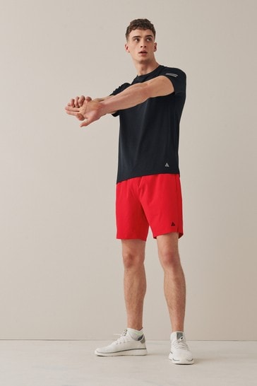 Buy Red Next Active Gym Running Shorts from Next Poland