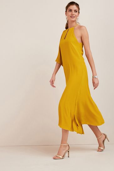 1 shoulder midi dress discount