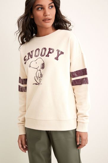 Beige Brown Peanuts™ Sweatshirt