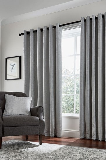 Helena Springfield Silver Roma Curtains