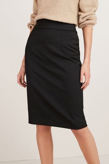 Black pencil skirt tailored clearance