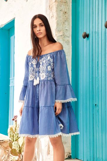 Blue beach outlet kaftan