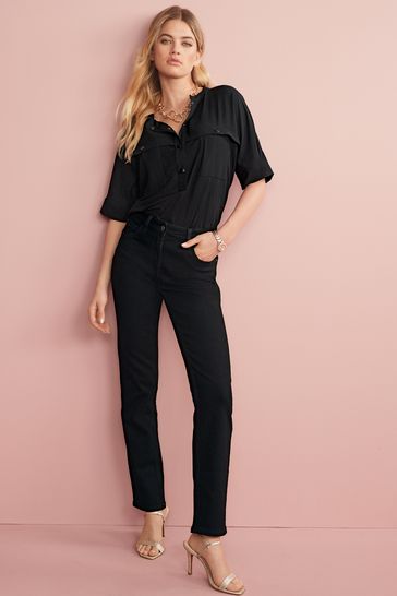 Black slim hotsell leg jeans womens