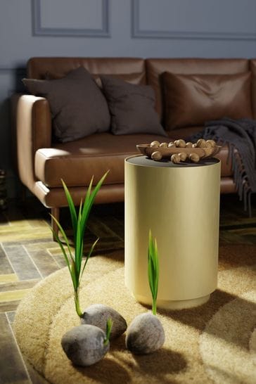 Veronique Brass Side Table By Laura Ashley