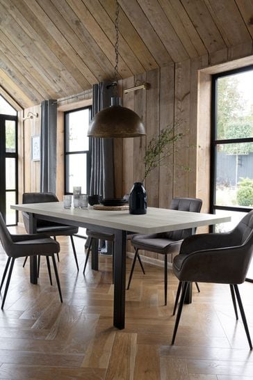 Bronx Oak Effect 6 To 8 Seater Extending Dining Table From Next Ireland 8 Seater Extending Dining Table, 8 Seater Dining Table And Chairs Ireland