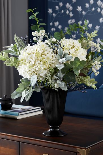 Laura Ashley White Artificial Hydrangea Bouquet
