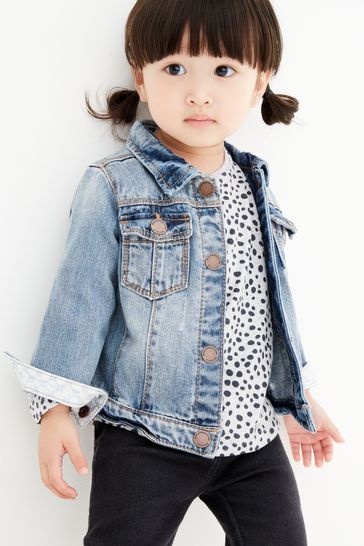 Buy Mid Blue Denim Jacket (3mths-7yrs 