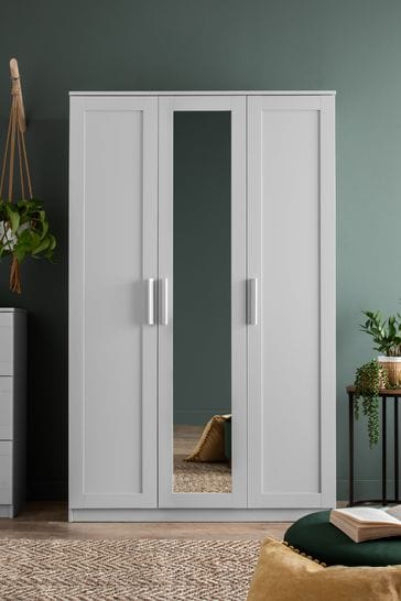 Grey Flynn Triple Wardrobe