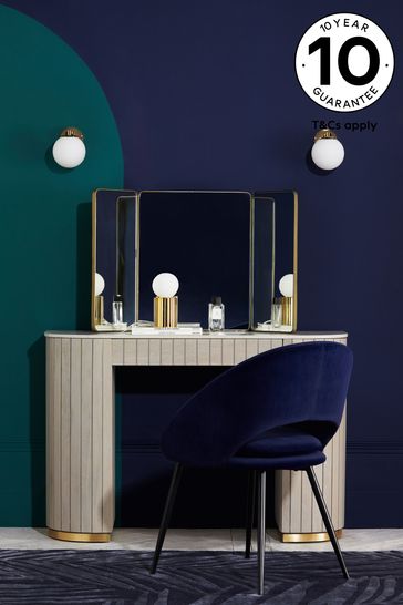 Brass Effect Dressing Table Mirror