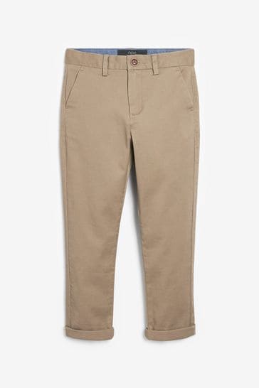Neutral Slim Fit Stretch Chino Trousers (3-16yrs)