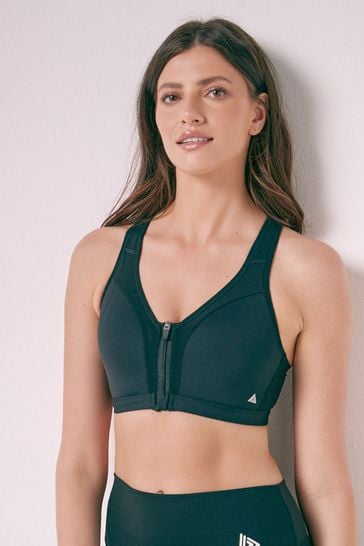 Buy Next Active Sports High Impact Zip Front Bra from the Laura